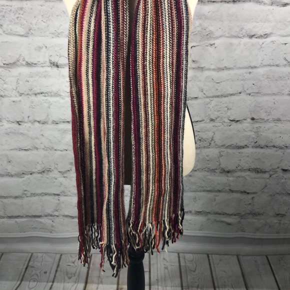 NWT Alpaca Multicolored Scarf 🧣 Sz OZ - Picture 3 of 7